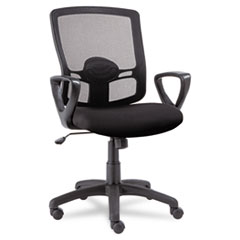 Etros Series Mesh Mid-Back Swivel/Tilt Chair, Black -