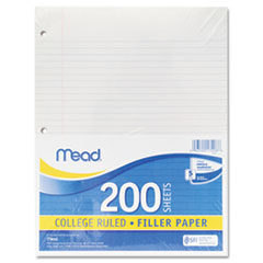 Economical 15-lb. Filler Paper, College Ruled, 11 x