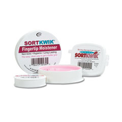 Sortkwik Fingertip Moisteners, 3/8 oz, Pink -