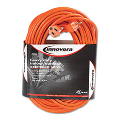 Indoor/Outdoor Extension Cord, 100 Feet, Orange -