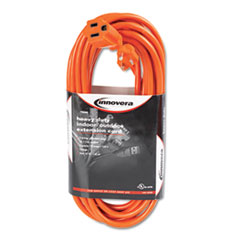Indoor/Outdoor Extension Cord, 25 Feet, Orange -