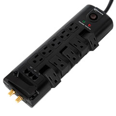 Surge Protector, 10 Outlets, 6ft Cord, Tel/DSL/Coax, 2880