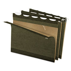 Ready-Tab Reinforced Hanging Folders, 1/5 Tab, Letter,