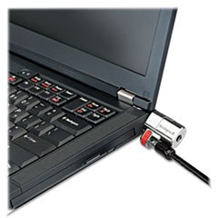 ClickSafe Keyed Laptop Lock, 5ft Cable, Black -