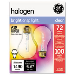 Halogen Bulb, Globe, 72 Watts - BULB,100W EQUIV. 72W