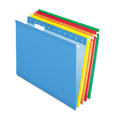 Reinforced Hanging File Folders, Letter, Brites,