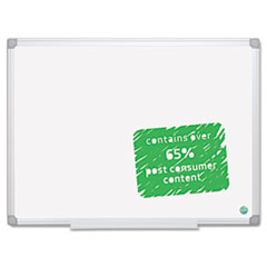 Earth Easy-Clean Dry Erase Board, White/Silver, 36x48 -