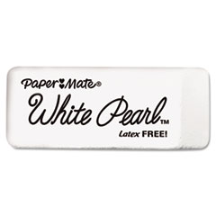 White Pearl Eraser, 12/Box - ERASER,WHITE PEARL,WE