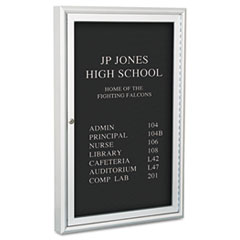 Enclosed Directory Board, 24&quot;w x 36&quot;h, Aluminum Frame -