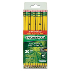 Pre-Sharpened Pencil, #2, Yellow Barrel, 30/Pack -