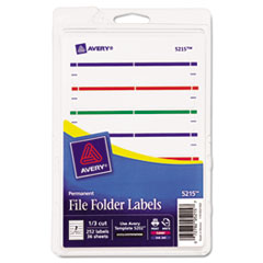 Print or Write File Folder Labels, 11/16 x 3-7/16,