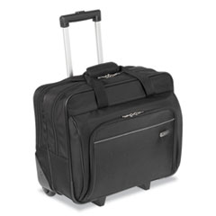 Rolling Laptop Case, 1200D Polyester, 16-1/2 x 7-1/2 x