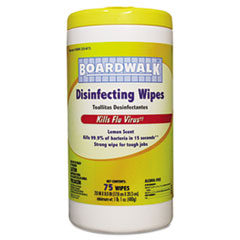 Disinfecting Wipes, 8 x 7,
Lemon Scent, 75/Canister -
C-DISINF WIPE 75CT WIPESLEMON
6