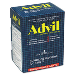 Ibuprofen Tablets, 2/Pack - REFILL,ADVIL 50-2/PK