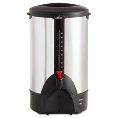 50-Cup Percolating Urn, Stainless Steel -