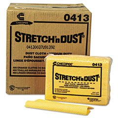 Stretch ?n Dust Cloths, 12 3/5 x 17, Yellow - C-CHIX
