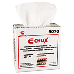 Chux General Purpose Wipers,
9 1/2 x 16 1/2, White -
C-WIPER-CHUX-SCRIM-LT-W6/150)9
-1/2 X 16-1/2