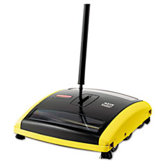 Brushless Mechanical Sweeper, 44-in Handle, Black/Yellow -