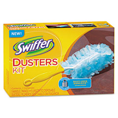 Duster Starter Kit, 6&quot; Handle
- C-SWIFFER DUSTER KIT (5
CLOTHS, 1 HANDLE)