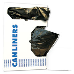 Low-Density Can Liners, 10gal, .4mil, 24w x 23h,