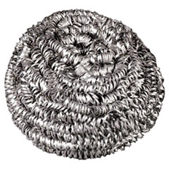 Stainless Steel Scrubbers, Medium Size, 12 per Box -