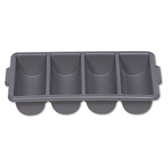 Cutlery Bin, Four Compartments, Gray - C-GRAY