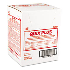 Quix Plus Disinfecting
Towels, 13 1/2 x 20, Pink -
C-QUICK PLUS PINK SANITTOWEL
72/CS