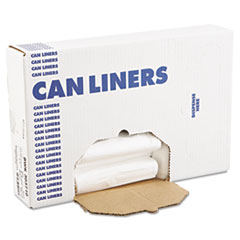 High-Density Can Liners, 30 x 35, 30-Gal, 8 Micron