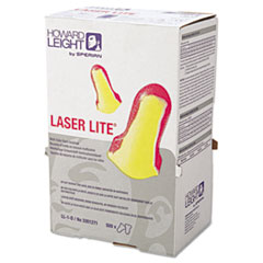 LL-1-D Laser Lite Single-Use Earplugs, Cordless, 32NRR,