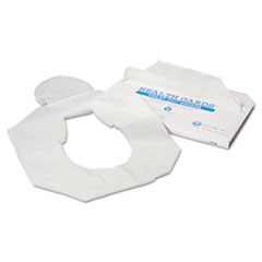 Health Gards Toilet Seat
Covers, White, Paper,
Half-Fold, 250 Covers/Pack -
C-TOILET SEAT COVERS4/250&#39;S