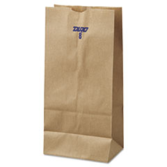 8# Paper Bag, 35-Pound Base, Brown Kraft, 6-1/8 x 4.17 x