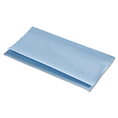 Singlefold Paper Towels, Windshield, 9 x 9 1/2, Blue