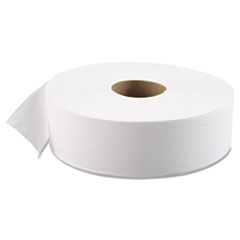 JRT Jumbo-Roll Bath Tissue, 1-Ply, White, 3-5/8&quot; x 4000