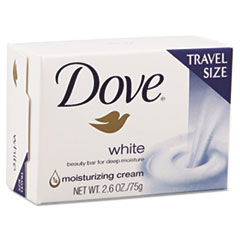 White Travel Size Bar Soap with Moisturizing Lotion, 2.6