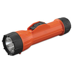 WorkSAFE Waterproof Flashlight, Orange/Black -