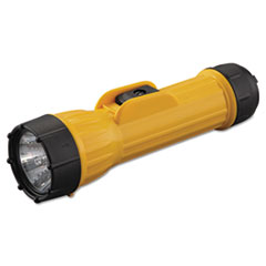 Industrial Heavy Duty Flashlight, Yellow/Black -