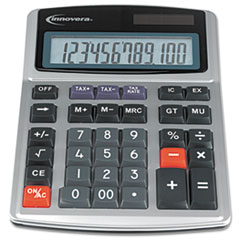 15971 Large Digit Commercial
Calculator, 12-Digit LCD,
Dual Power, Silver -
CALCULATOR,LRGE DIG/DSPLY
