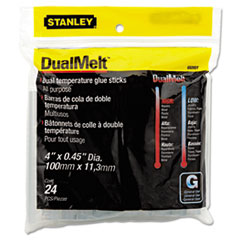 Dual Temperature Glue Sticks, 4&quot; Long, Clear -