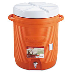 Insulated Beverage Container, 16&quot; dia. x 20 1/2h, Orange -