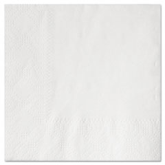 Beverage Napkins, Two-Ply 9 1/2&quot; x 9 1/2&quot;, White,