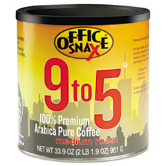 9 to 5 Coffee, 100% Pure Arabica, Original Blend, 33.9