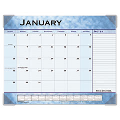 Slate Blue Desk Pad, 22 x 17,
Slate Blue , 2015 - DESK
PAD,17X22 MONTH,BE