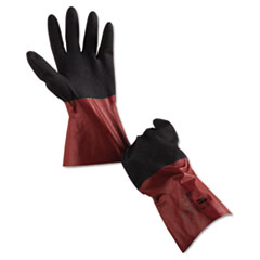 AlphaTec Chemical-Resistant
Gloves, Size 10,
Nitrile/Knit, Burgundy/Black
- C-NTRL GLV XL 24MIL6PR/PACK