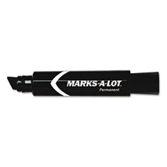 Permanent Marker, Jumbo Chisel Tip, Black -