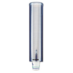 Large Pull-Type Water Cup Dispenser, Translucent Blue -