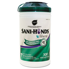 Sani-Professional Sani-Hands II Wipes, 7 1/2 x 5 1/2, 300