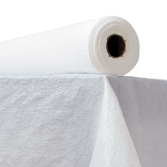 Plastic Table Cover, 40&quot; x 300ft, White - 40INX300FT TBL