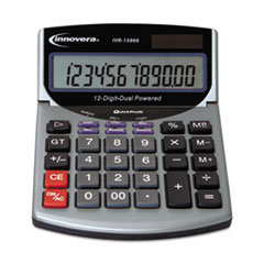 15966 Compact Desktop
Calculator, 12-Digit LCD -
CALCULATOR,DSKTP,LG DSPLY