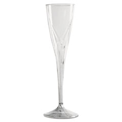 Classicware One-Piece Champagne Flutes, 5 oz.,