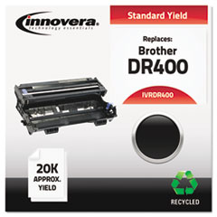DR400 Compatible,
Remanufactured, DR400 Laser
Toner, 20000 Page-Yield,
Black - DRUM,BRT DR400